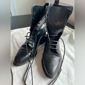 Joan & David Couture Refined Combat Boots